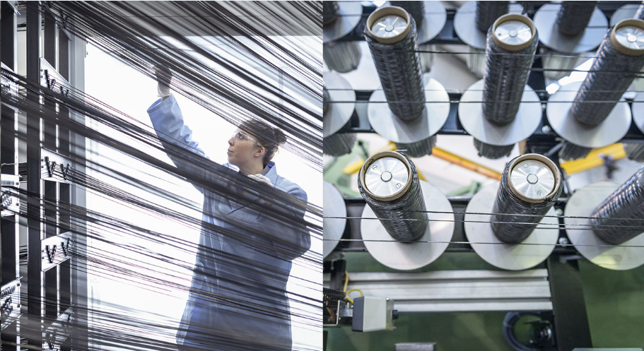 施邦碳纤维布生产车间